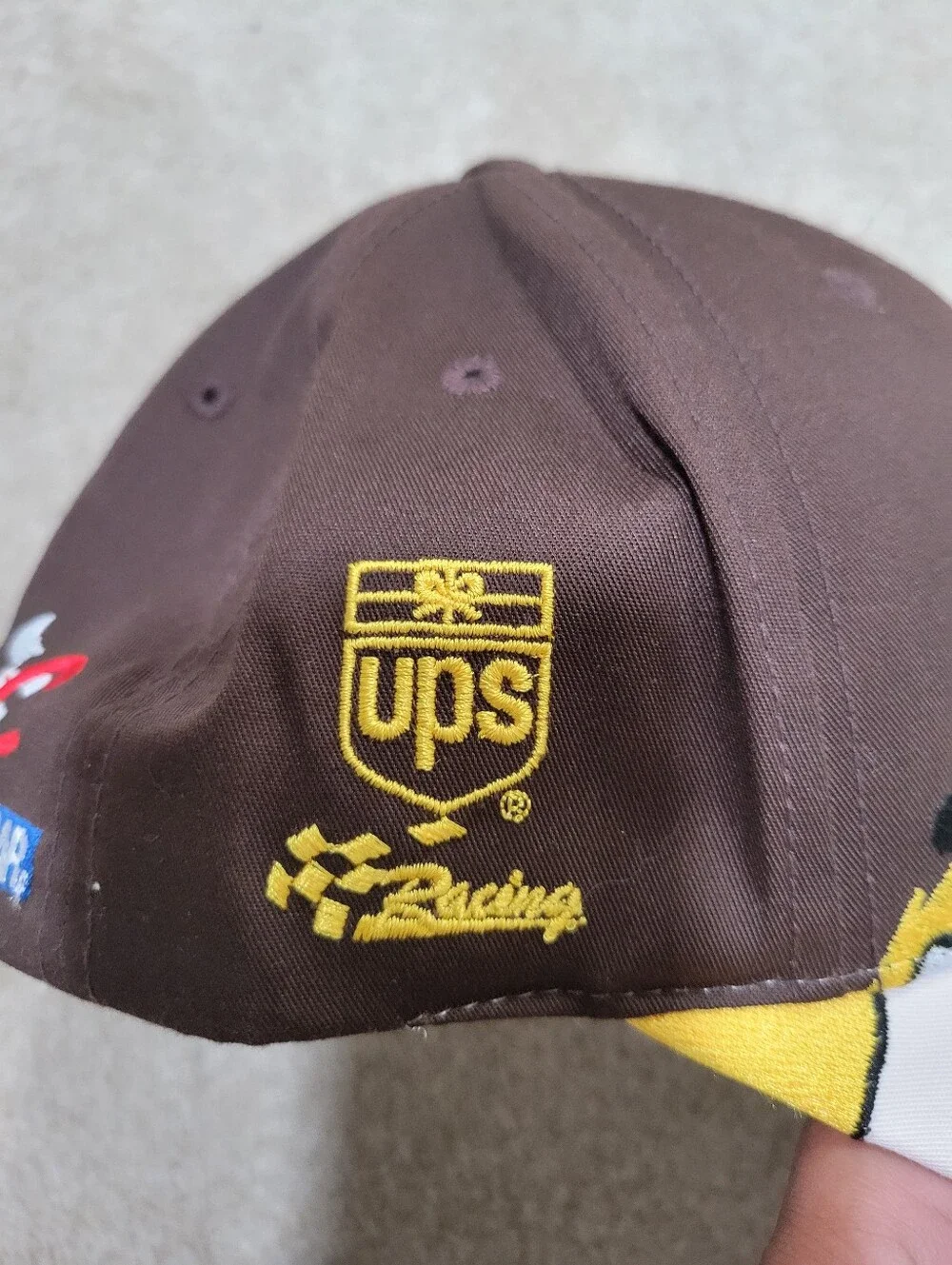 Vintage NASCAR Dale Jarrett #88 UPS Robert Yates Racing Strapback Hat